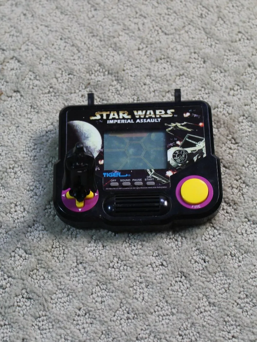 Star Wars Imperial Assault Hand Held Game 1997 Tiger- Tested Works No Sound